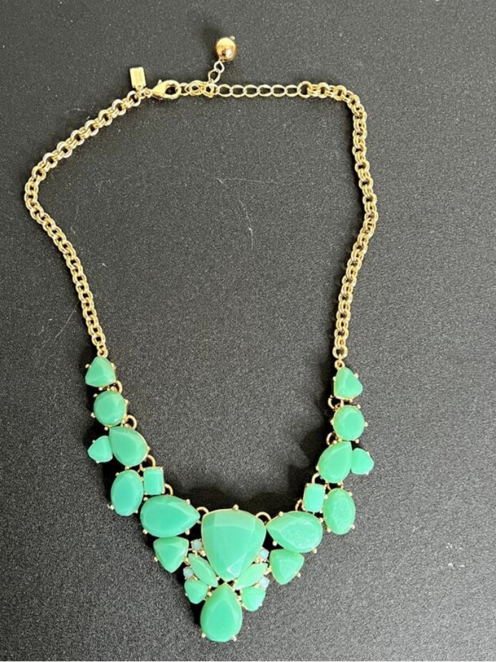 Kate Spade Light Green Statement Necklace
